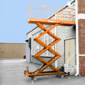 Finition émail Orange sécurité pour plates-formes élévatrices hydrauliques-Powered