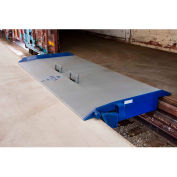 Bluff® Steel Rail Dock Board 40R10860L 116" x 60" 40,000 Lb. Capacity