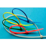 8 pouces Long x 40 Lb Tensile Force Cable Tie Blue Color UL Recognized - 1000 Pack
