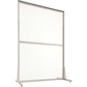 BOSTONtec WPS4872 Partition modulaire de bureau de sécurité personnelle 48"W x 72"H - Clair