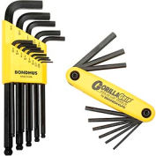 Bondhus 14189 Bonus Pack - Balldriver L-wrench Set 10937 & Gorilla Grip Fold-up Set 12589
