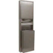 Bobrick® ClassicSeries Surface Mount Convertible Folded Paper Towel Dispenser/Receptacle
