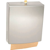 Bobrick® ConturaSeries® Folded Paper Towel Dispenser, Stainless Steel