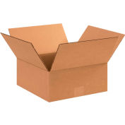 Global Industrial™ boîtes ondulées en carton plat, 12"L x 12"L x 5"H, Kraft, qté par paquet : 25