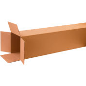 Global Industrial™ Grandes boîtes ondulées en carton, 12"L x 12"L x 52"H, Kraft, qté par paquet : 15