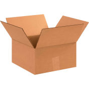 Global Industrial™ boîtes ondulées en carton plat, 12"L x 12"L x 6"H, Kraft, qté par paquet : 25