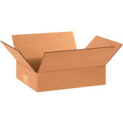 Global Industrial™ boîtes ondulées en carton plat, 12"L x 9"L x 3"H, Kraft, qté par paquet : 25