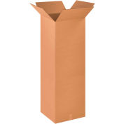 Global Industrial™ Tall Cardboard Corrugated Boxes, 16"L x 16"W x 48"H, Kraft - Pkg Qty 10