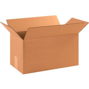 Global Industrial™ longues boîtes ondulées en carton, 17"L x 7"L x 7"H, Kraft, qté par paquet : 25
