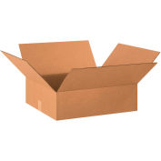 Global Industrial™ boîtes ondulées en carton plat, 20"L x 18"L x 6"H, Kraft, qté par paquet : 20