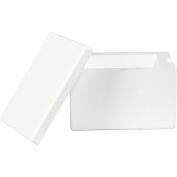 Global Industrial™ Conteneurs en mousse isotherme, 8 « L x 6"L x 4-1 / 4 « H, Blanc, 12 / Pack