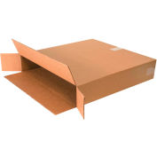 Global Industrial™ Side Loading Cardboard Corrugated Boxes, 24"L x 5"W x 24"H, Kraft - Pkg Qty 25