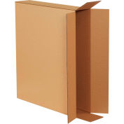 Global Industrial™ Side Loading Cardboard Corrugated Boxes, 28"L x 5"W x 24"H, Kraft - Pkg Qty 20
