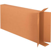 Global Industrial™ Side Loading Carton Carton Ondulé, 28"L x 6"W x 52"H, Kraft, qté par paquet : 5