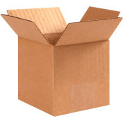 Global Industrial™ Cube Carton Ondulé, 4"L x 4"L x 4"H, Kraft, qté par paquet : 25