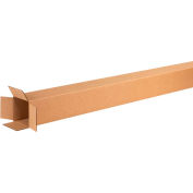 Global Industrial Tall Cardboard Corrugated Boxes, 4"L x 4"W x 60"H, Kraft - Pkg Qty 25