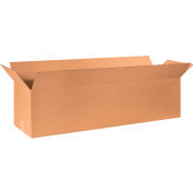 Global Industrial™ longues boîtes ondulées en carton, 50"L x 12"L x 12"H, Kraft, qté par paquet : 10