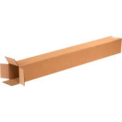 Global Industrial™ Grandes boîtes ondulées en carton, 5"L x 5"L x 40"H, Kraft, qté par paquet : 25