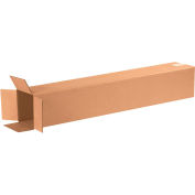 Global Industrial Tall Cardboard Corrugated Boxes, 6"L x 6"W x 36"H, Kraft - Pkg Qty 25