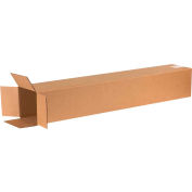 Global Industrial Tall Cardboard Corrugated Boxes, 6"L x 6"W x 40"H, Kraft - Pkg Qty 25