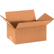 Global Industrial™ Boîtes ondulées en carton, 9"L x 6"L x 4"H, Kraft, qté par paquet : 25