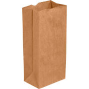 Global Industrial Hardware Bags, #3, 4-3/4"W x 2-5/16"D x 8-9/16"H, Kraft, 400/Pack