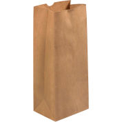 Global Industrial Hardware Bags, #10, 6-5/16"W x 4-1/8"D x 13-3/8"H, Kraft, 400/Pack