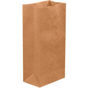 Global Industrial Hardware Bags, #25, 8-1/4"W x 5-1/14"D x 18"H, Kraft, 400/Pack