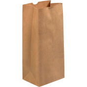 Global Industrial Hardware Bags, #6, 6"W x 3-5/8"D x 11"H, Kraft, 400/Pack