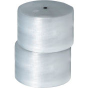 Global Industrial Non Perforated Air Bubble Roll, 24"W x 375'L x 5/16" Thick, Clear, 2/Pack