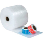 Global Industrial UPSable Non Perforated Bubble Roll, 12"W x 188'L x 5/16" Thick, Clear, 4/Pk
