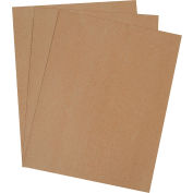 Global Industrial™ Coussinets de panneaux de particules extra-robustes, 48 « L x 40"W, Kraft, 250 / Pack