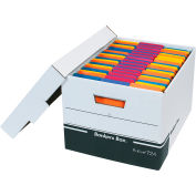 R-Kive® File Storage Boxes, 15"L x 12"W x 10"H, Black, qté par paquet : 12