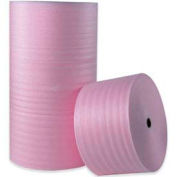 Global Industrial™ Anti Static Air Foam Rolls, 24"W x 250'L x 1/4" Thick, Pink, 3 Rolls