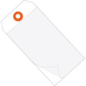 Global Industrial™ Étiquette auto-laminante #8 6-1/4"L x 3-1/8"W, Blanc, 100/Pack