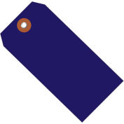 Global Industrial Plastic Shipping Tag #8 6-1/4"L x 3-1/8"W, Blue, 100/Pack