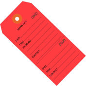 Global Industrial™ Étiquette de réparation consécutive #8 6-1/4"L x 3-1/8"W, Rouge, 1000/Pack