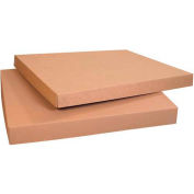 Global Industrial Heavy Duty Gaylord Lids, 48"L x 40"W x 5"H, Kraft - Pkg Qty 5