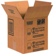 Global Industrial™ Haz Mat Boxes 1 Gal. Pot de peinture, 8-1/2"L x 8-1/2"L x 9-5/16"H, Kraft, 25/Pk