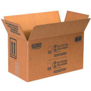 Global Industrial™ Haz Mat Boxes Deux pots de peinture de 1 gal., 17 « L x 8-1 /2 » L x 9-5 / 16 « H, Kraft 25 / Pk