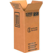 Global Industrial™ Haz Mat Boxes 1 Gal. Pichet en plastique, 6 « L x 6"L x 12-3 / 4 « H, Kraft, 20 / Paquet