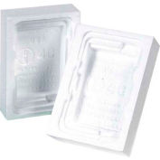 Global Industrial™ Inserts en mousse 1 Gal. F Style Can, 33 « L x 28"L x 16-1 / 4 « H, Blanc, 160 / Pk