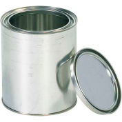 Global Industrial™ Paint Cans, 1 Qt., Argent, 36/Pack