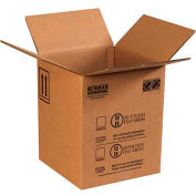 Global Industrial™ Haz Mat Boxes 5 Gal. Seau en plastique, 12-1/2"L x 12-1/2"L x 15-1/8"H, 10/pk
