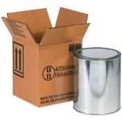 Global Industrial™ Haz Mat Boxes 1 Gal. Pot de peinture, 6-7/8"L x 6-7/8"L x 7-7/8"H, 20/Pk