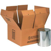 Global Industrial™ Haz Mat Boxes Four 1 Gal. Paint Cans, 14-1/4"L x 14-1/4"W x 7-5/8"H, 10/Pk