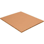 Global Industrial Honeycomb Pallet Sheets, 48"L x 40"W x 1/2"H, Kraft, 80/Pack