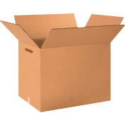 Boîtes en carton ondulé à double paroi Global Industrial™ avec trous pour les mains, 18 po L x 12 po l x 12 po H, kraft, qté par paquet : 15