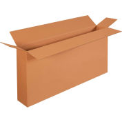 Global Industrial™ Side Loading Cardboard Corrugated Boxes, 48"L x 8"W x 24"H, Kraft - Pkg Qty 10
