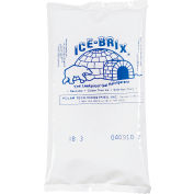 Glace-Brix™ Cold Packs, 3 Oz., 5"L x 2-3/4"W x 2-3/4"H, Blanc/Bleu, 96/Pack
